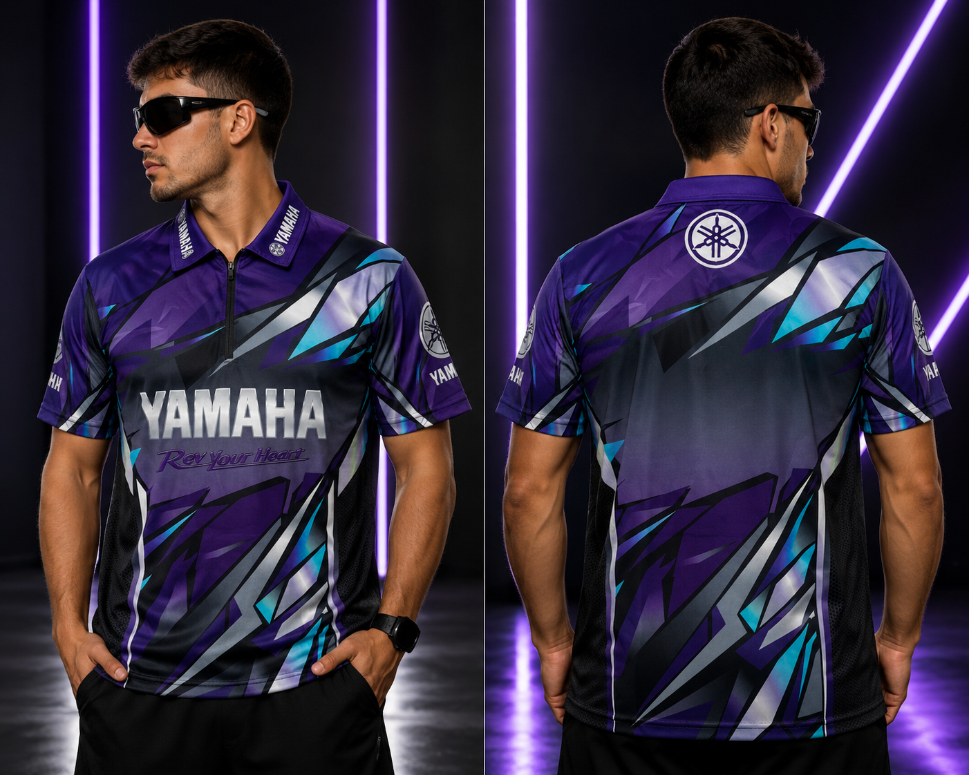 YAMAHA RACING PURPLE POLO