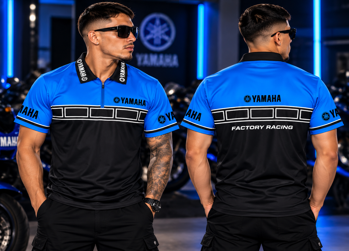 FACTORY RACING POLO BLUE