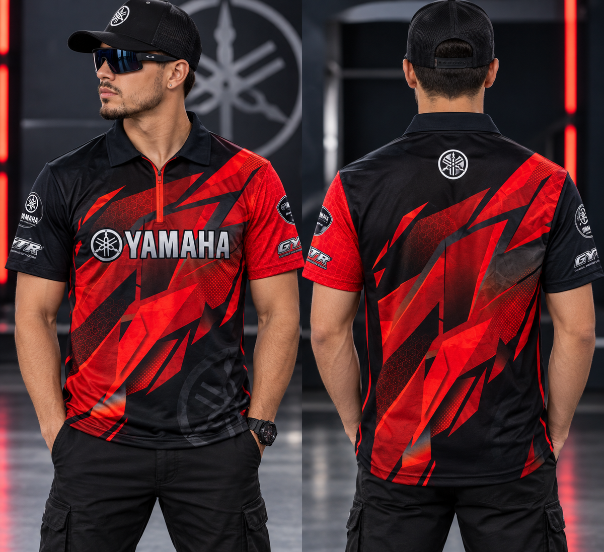 YAMAHA POLO RED