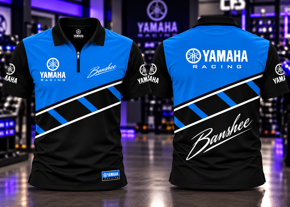 YAMAHA BANSHEE POLO BLUE
