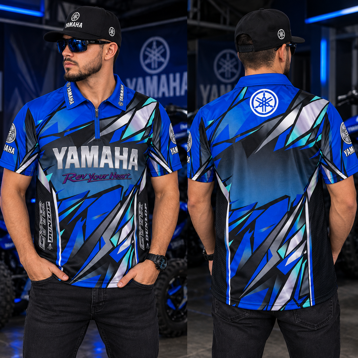 YAMAHA POLO BLUE TORNASOL