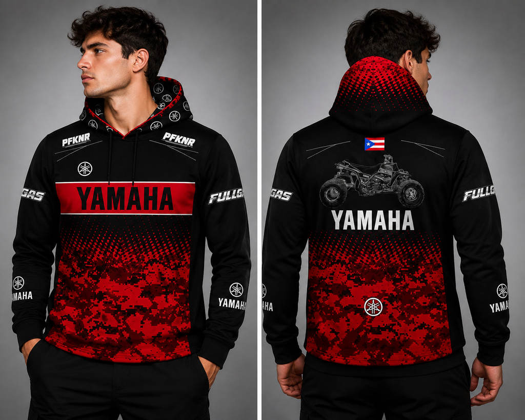 Hoodie Yamaha red