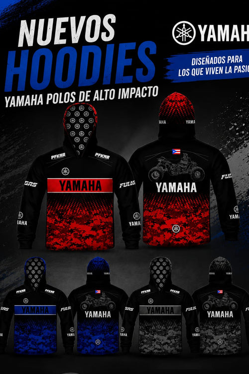 Hoodie Yamaha red